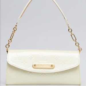 Louis Vuitton Pearl White Vernis Sunset Boulevard